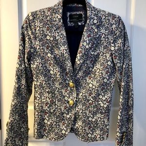 J.Crew Liberty fabric Schoolboy blazer